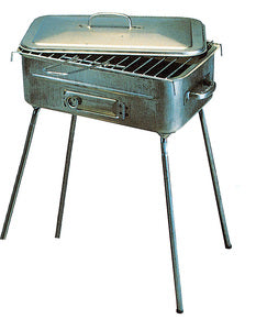 BARBECUE "FORNACETTA" IN LAMIERA RETTANGOLARE