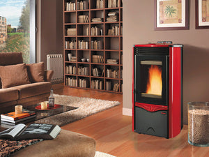 STUFA PELLET KW.14 DUCHESSA IDRO STEEL