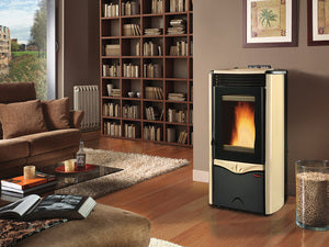 STUFA PELLET KW.14 DUCHESSA IDRO STEEL