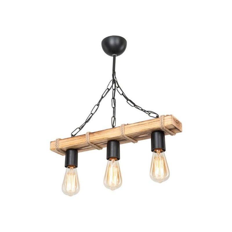 LAMPADA A SOSPENSIONE LAGUN ASZ1236 RUSTICO INDUSTRIALE A 3 LUCI